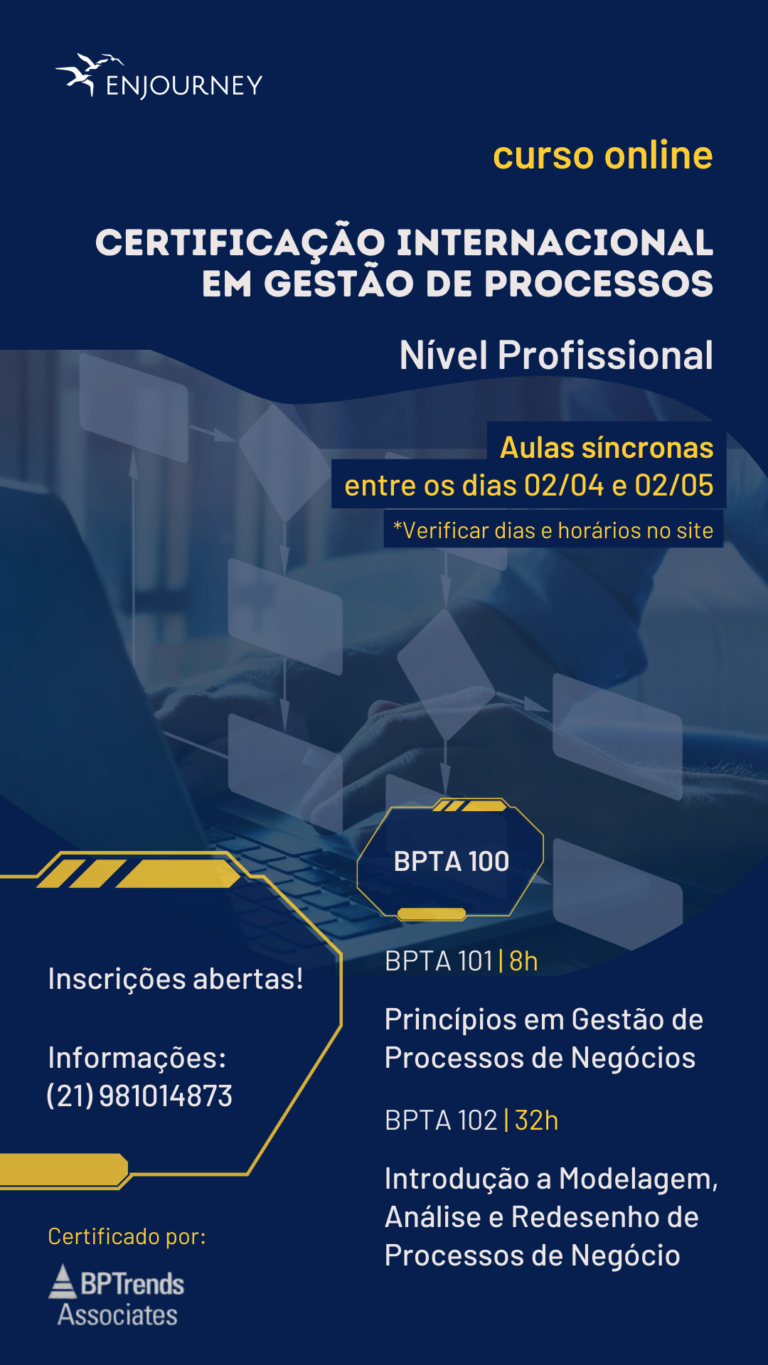 CERTIFICAÇÃO INTERNACIONAL BPTA - Nível Profissional - 100